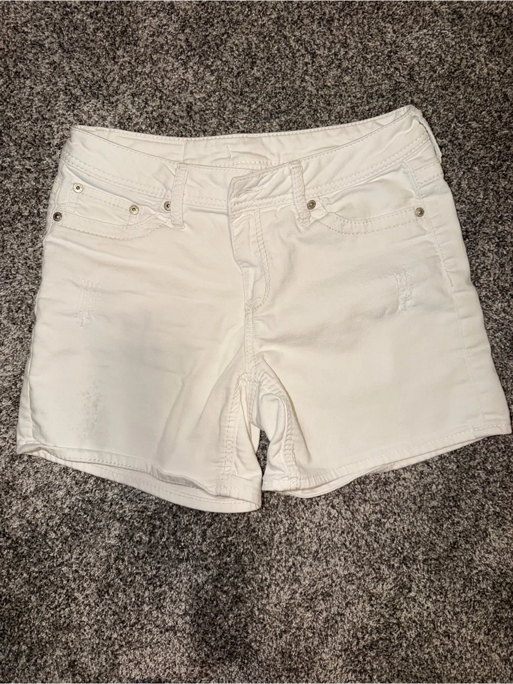 Seven White Denim Shorts - Classic Summer Style